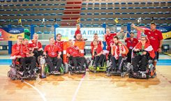 Danmark vinder sølv ved VM i powerchair hockey, Italien 2018